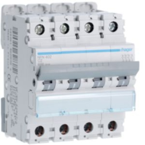 Disjuntor 4P 2A C 610kA 4M
