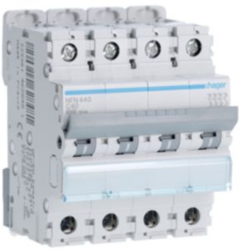 Disjuntor 4P 40A C 610kA 4M