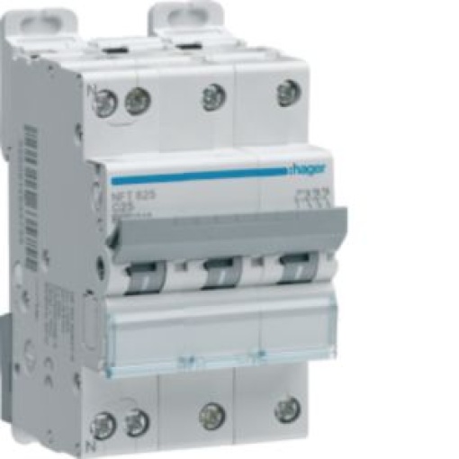 Disjuntor 3PN 25A C 610KA 3M