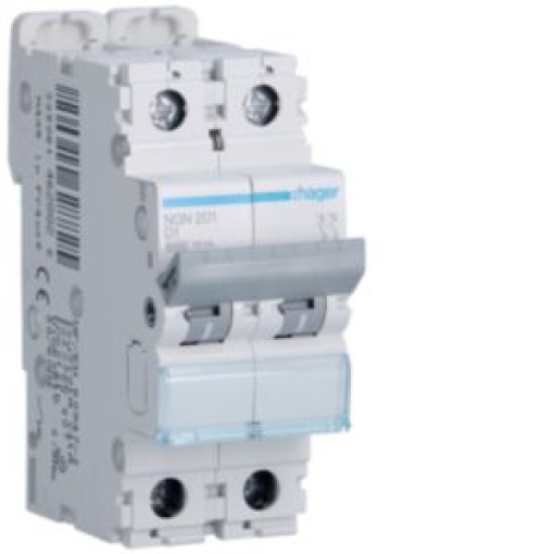 Disjuntor 2P 1A D 610kA 2M