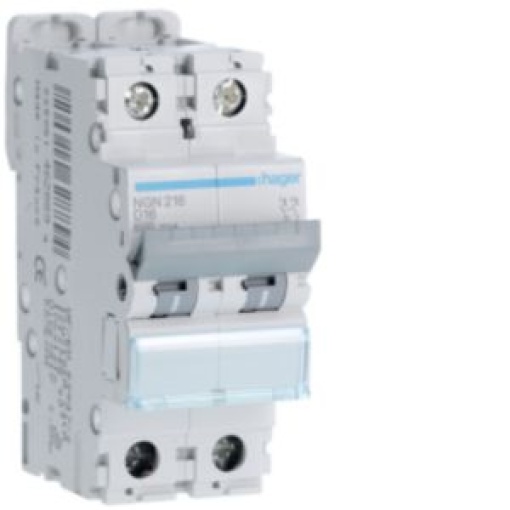 Disjuntor 2P 16A D 610kA 2M