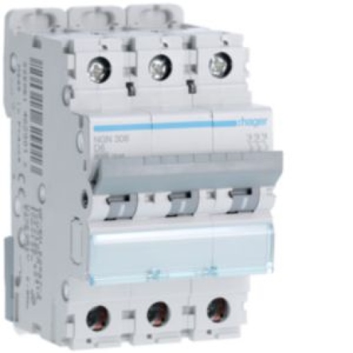 Disjuntor 3P 6A D 610kA 3M