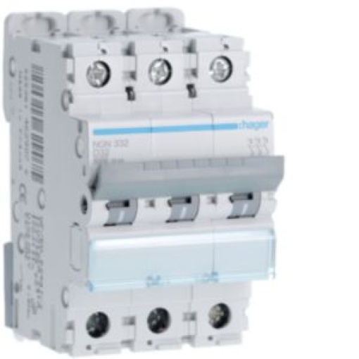 Disjuntor 3P 32A D 610kA 3M