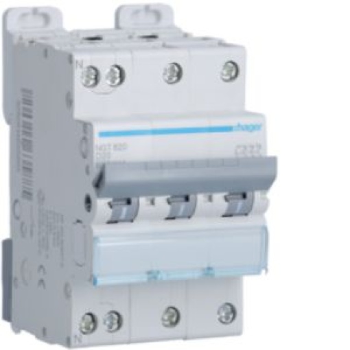 Disjuntor 3PN 20A D 610kA 3M
