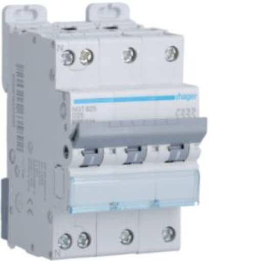 Disjuntor 3PN 25A D 610kA 3M
