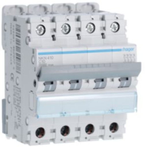 Disjuntor 4P 10A C 1015kA 4M