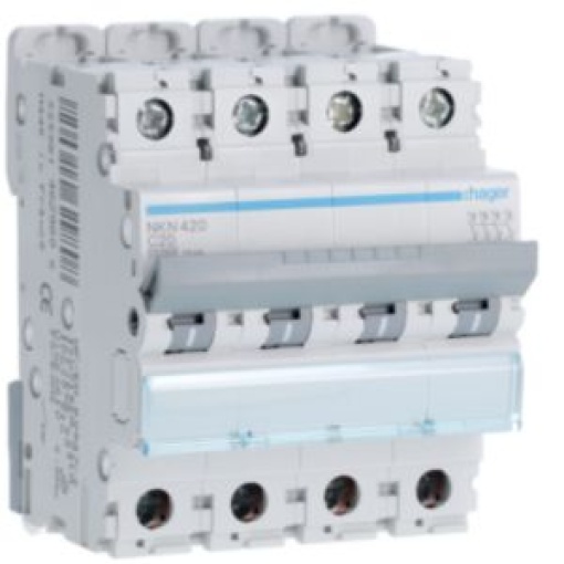 Disjuntor 4P 20A C 1015kA 4M