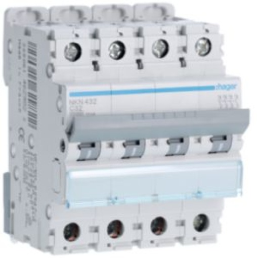 Disjuntor 4P 32A C 1015kA 4M