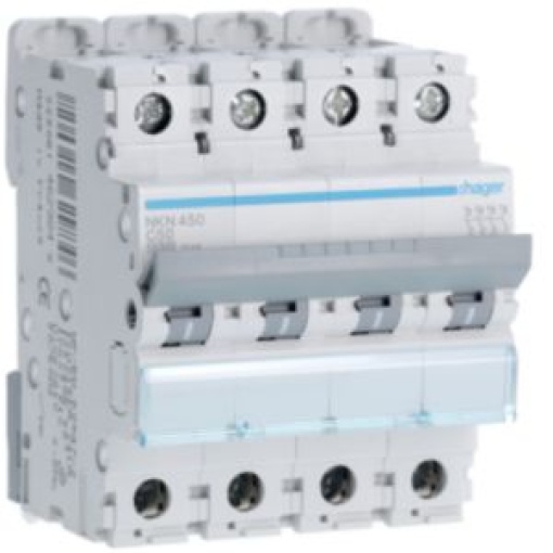 Disjuntor 4P 50A C 1015kA 4M