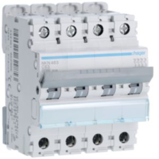 Disjuntor 4P 63A C 1015kA 4M