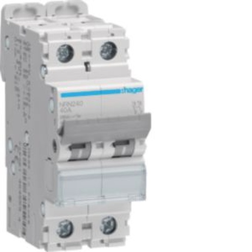 Disjuntor 2P 40A C 20kA 2M