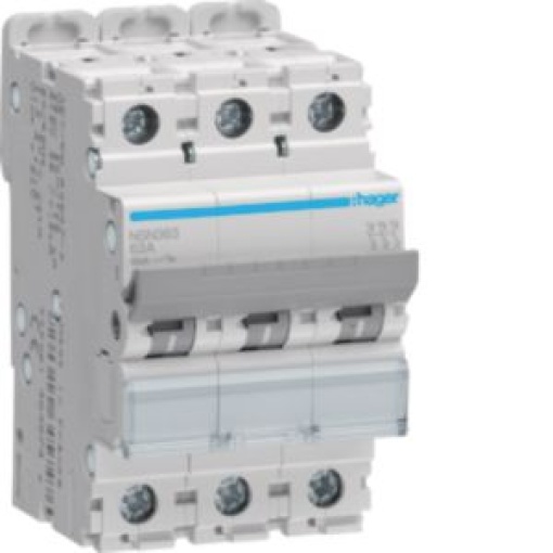 Disjuntor 3P 63A D 15kA 3M