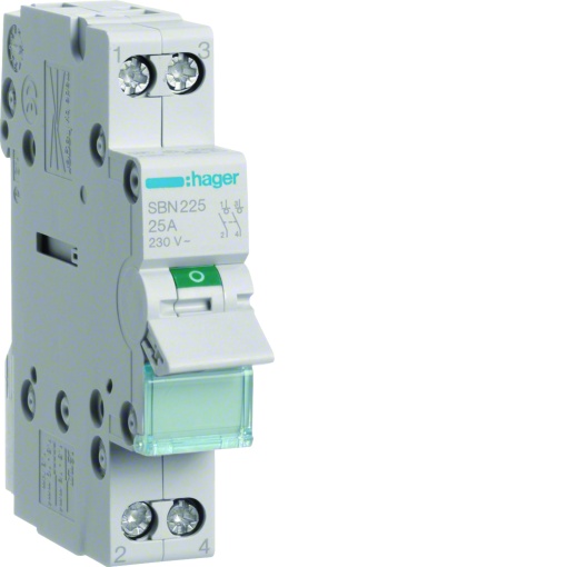 Interruptor Modular 2P 25A