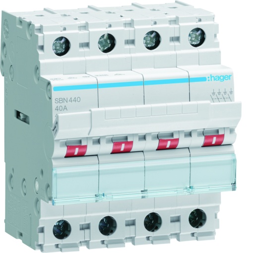 Interruptor Modular 4P 40A