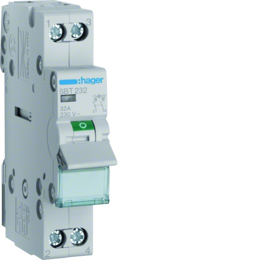 Interruptor Mod. cInd. luminoso 2P 32A