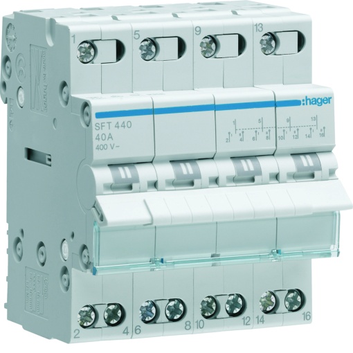 Inversor Modular cponto zero, 4P 40A