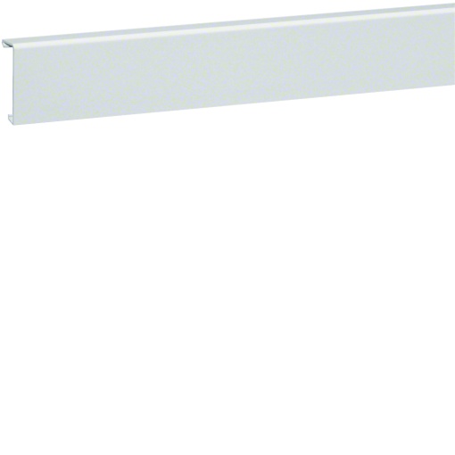 calha de rodapé superior em PVC para SL 20x55 mm branco tráfego