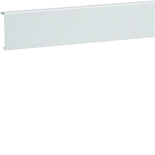 calha de rodapé superior em PVC para SL 20x80 mm branco tráfico