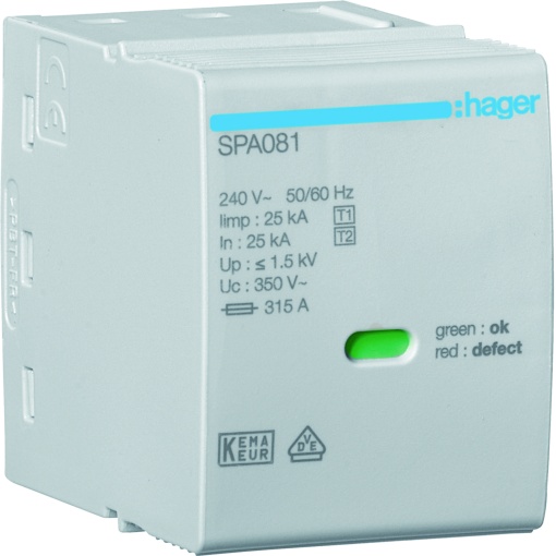 Cart. recarga L-NPEN 350V 25kA