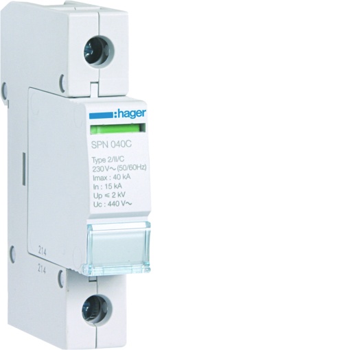 Cartucho de recarga 40kA 440V pSPN140C