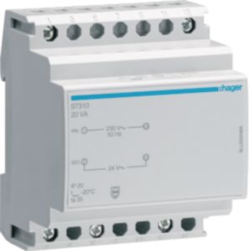 Transf segurança 230V24V 20VA 4M
