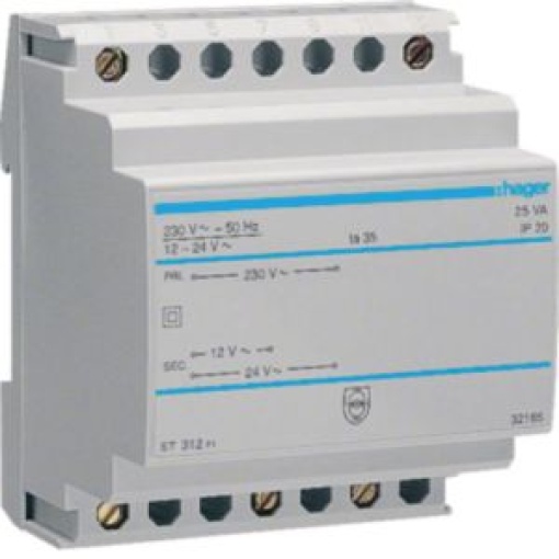 Transf segurança 230V1224V 25VA 4M