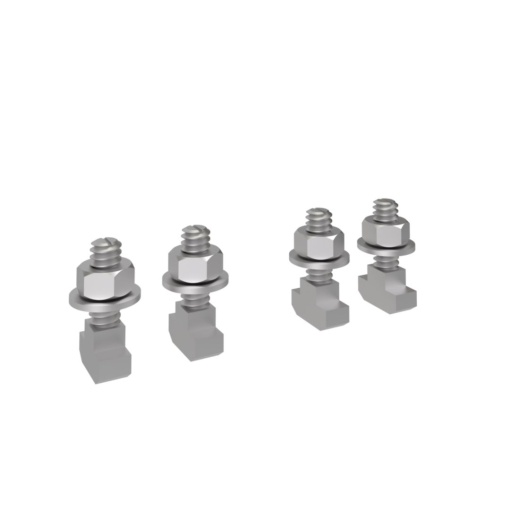 Jogo 50 parafusos para barra Alumínio M8x25mm