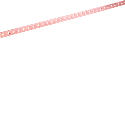 Barra de cobre perf. M6 30x5 l.430