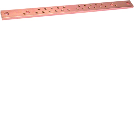 Barra de cobre perf. M6 30x10 l.430