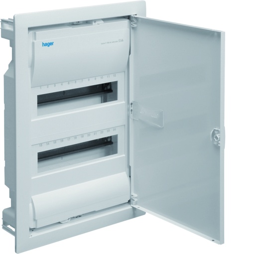 volta encastrada porta opaca 2 filas 24M