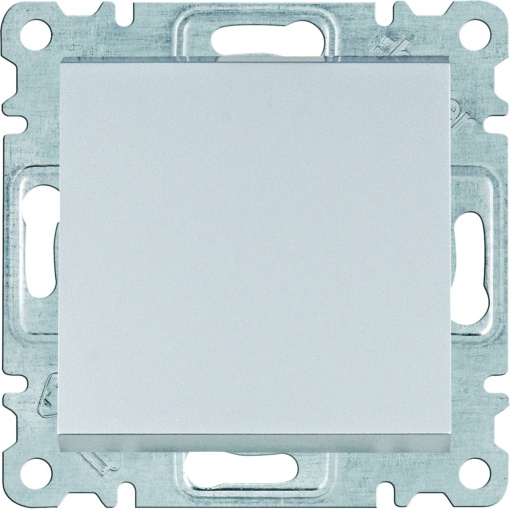 Botão simples - prata