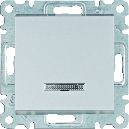 Comutador escada csinaliz - prata