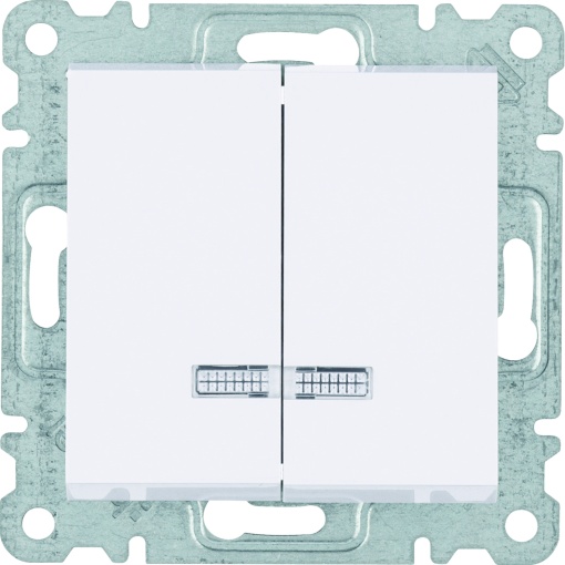 lumina - Comutador de lustre com sinalizador, branco