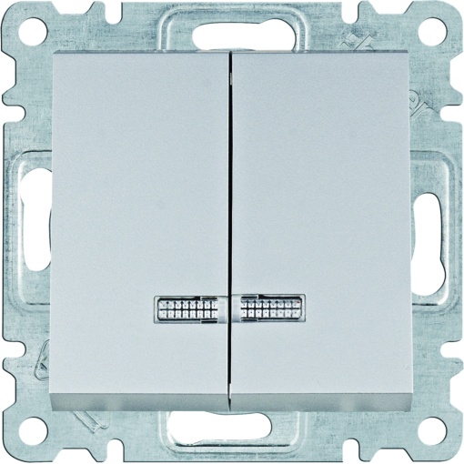 Comutador lustre csinaliz - prata