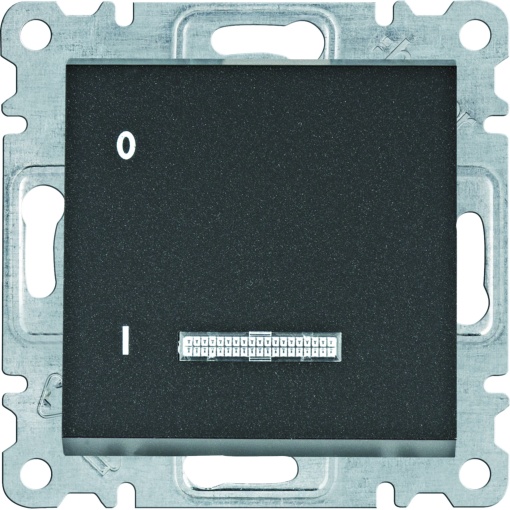 Interrup. simples 16A csinaliz - preto