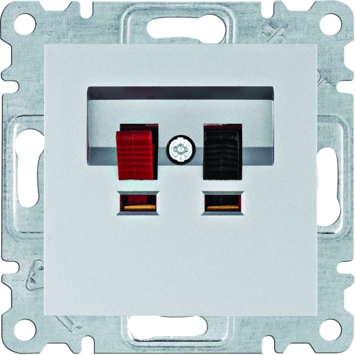 Tomada altifalante - prata