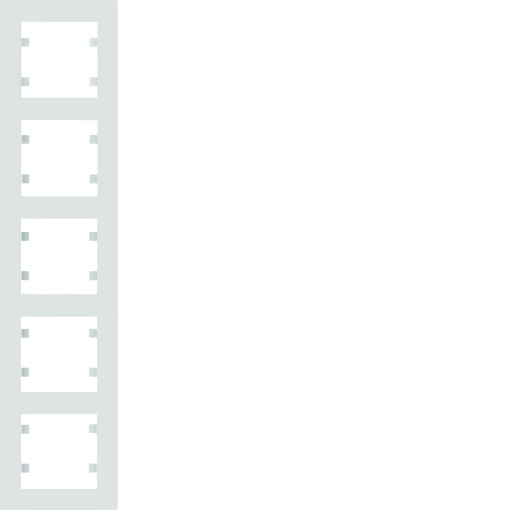 intense Quadro x5 vert. - branco