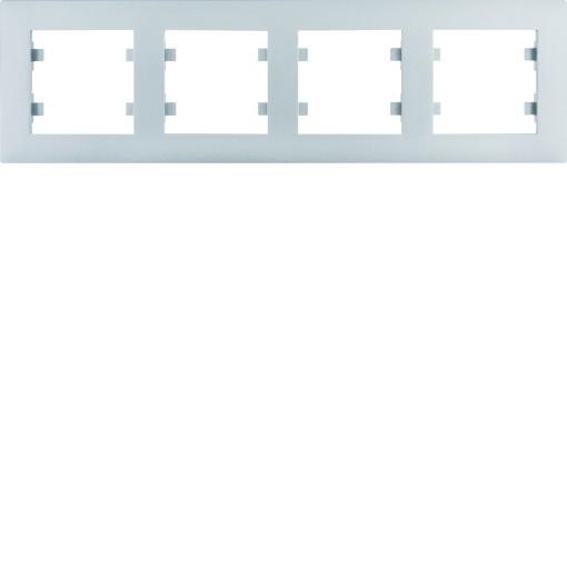 intense Quadro x4 horiz. - prata