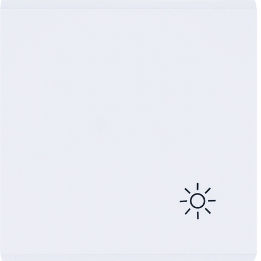 lumina - Tecla símbolo luz, branco