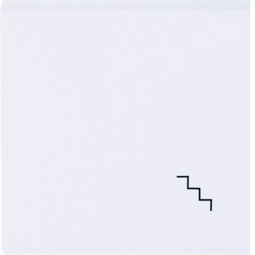 Tecla símbolo escadas - branco