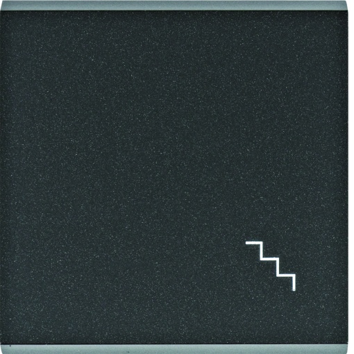 Tecla símbolo escadas - preto