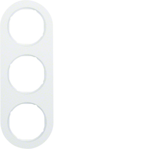 R.classic - Quadro x3, branco brilhante