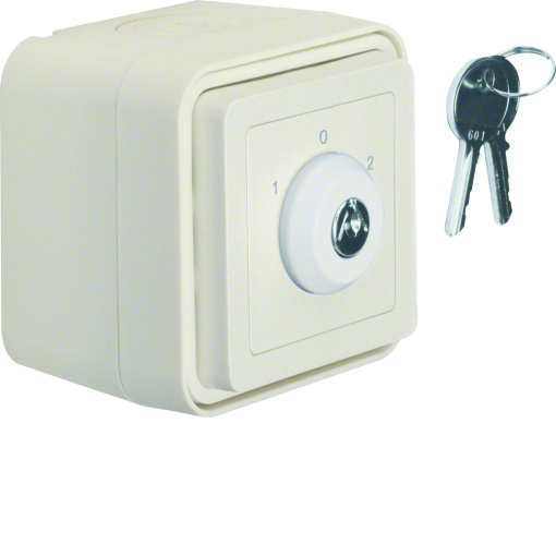 cubyko - Botão chave c3 pos, branco