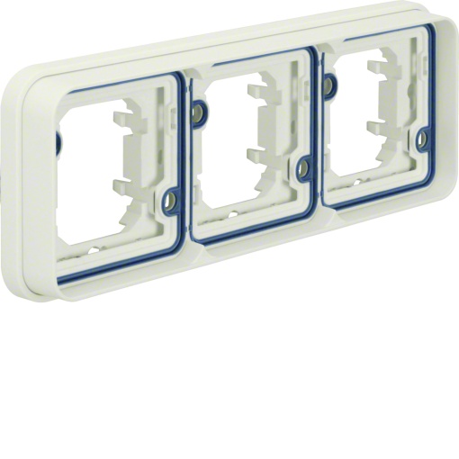 cubyko - Quadro x3 horizontal, branco