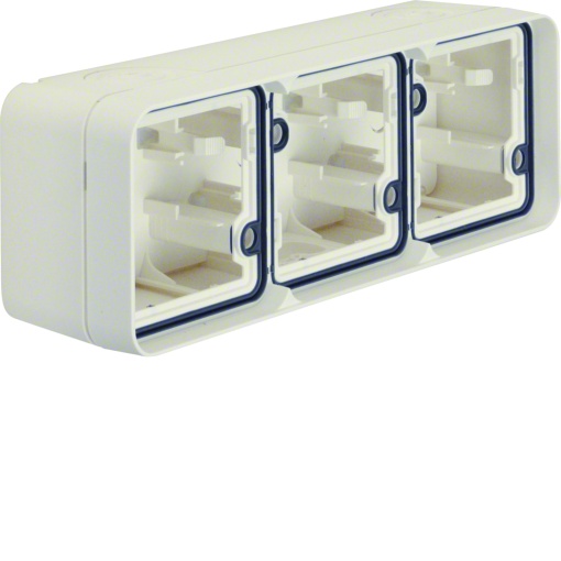cubyko - Cx. saliente x3 horiz IP55, brc