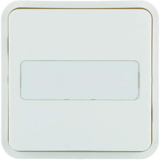 Tecla 1x cubyko KNX c porta-etiq, br