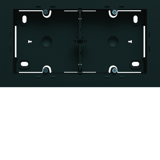 gallery Caixa ap. superf. dupla, preto