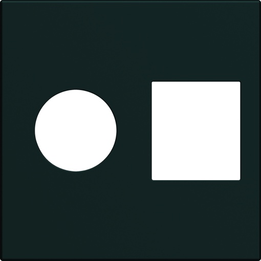 gallery 2M Espelho TVRJ45, preto