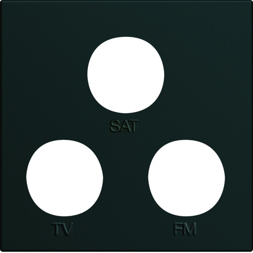 gallery 2M Espelho TVFMSAT, preto