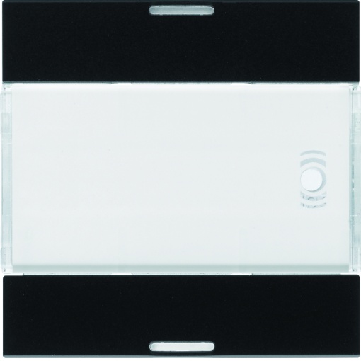Tecla x2 gallery KNX com LED, preto